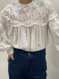 Flash Sale HippieChic Chemise Broderie Anglaise