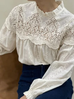 Flash Sale HippieChic Chemise Broderie Anglaise