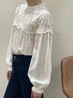 Flash Sale HippieChic Chemise Broderie Anglaise