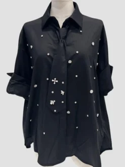 Clearance HippieChic Chemise Cravate du 44 au 50