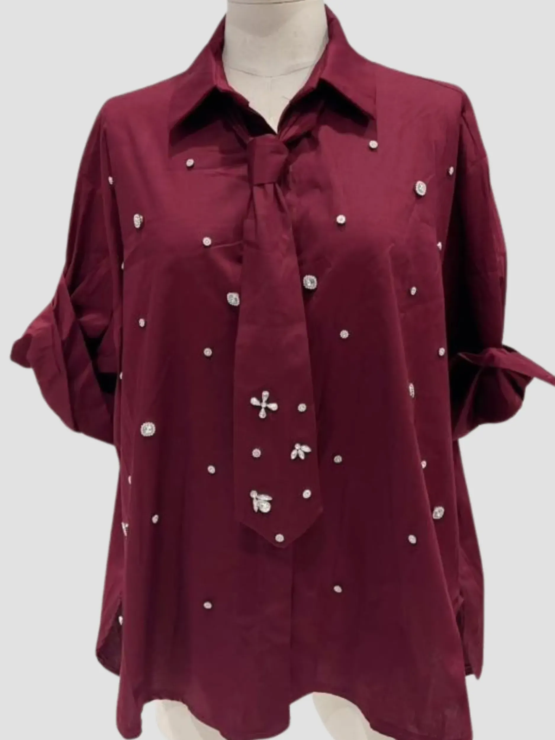 Clearance HippieChic Chemise Cravate du 44 au 50