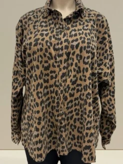 Best HippieChic Chemise en Velours Épais du 44 au 50