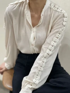 Store HippieChic Chemise Manches Ajourées