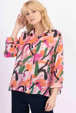 Cheap HippieChic Chemise Paint Multicolore