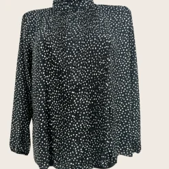 Outlet HippieChic Chemise Petits Pois Noir