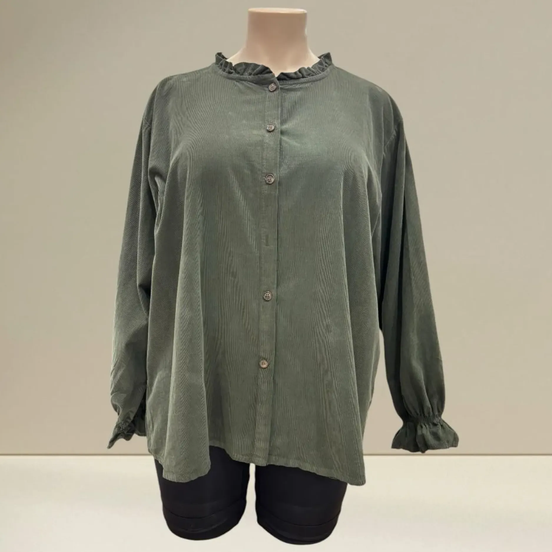 Hot HippieChic Chemise Velours Froufrou du 44 au 50