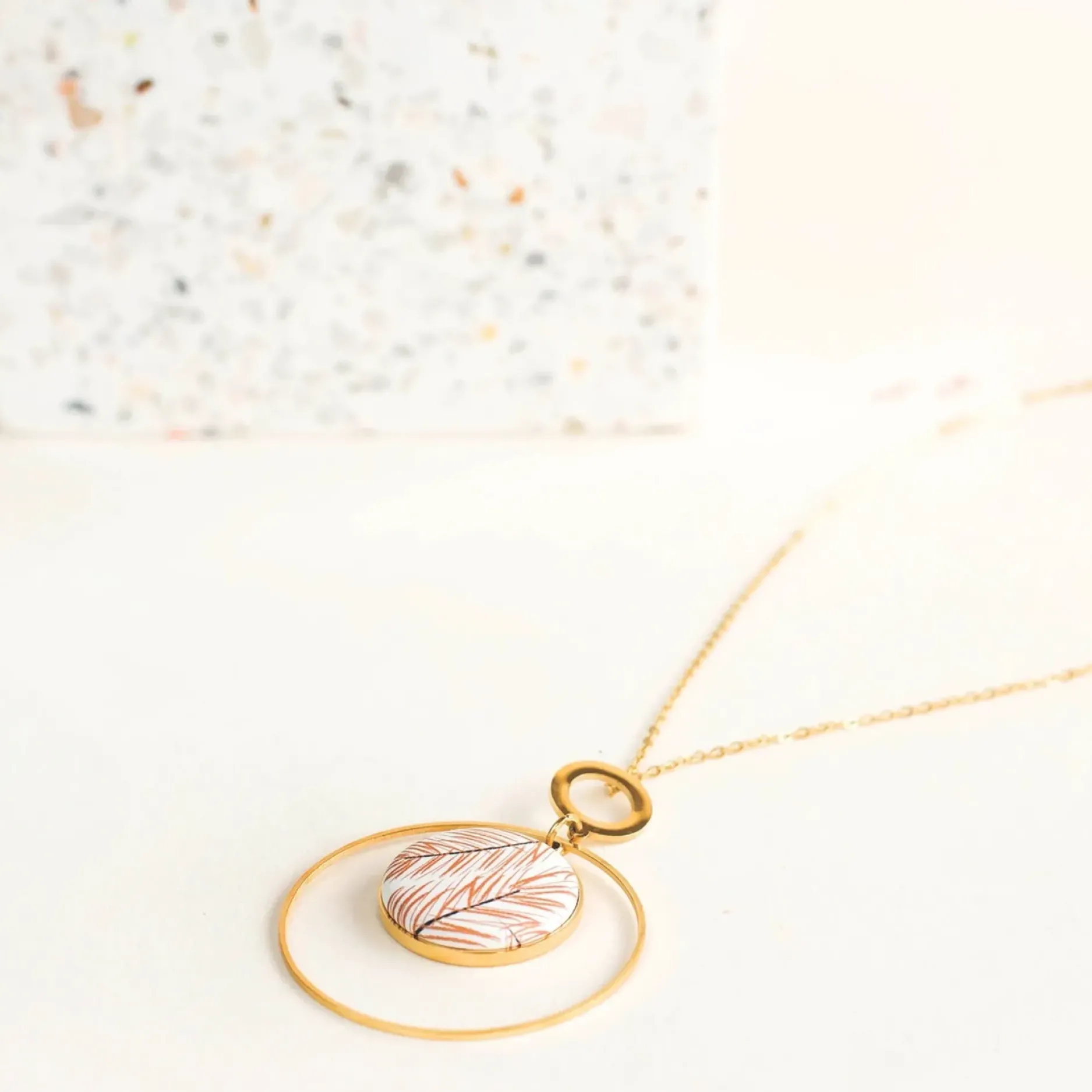 Hot HippieChic Collier Cerclé Or + Caps Yaya