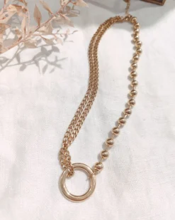 New HippieChic Collier Maille Anneau