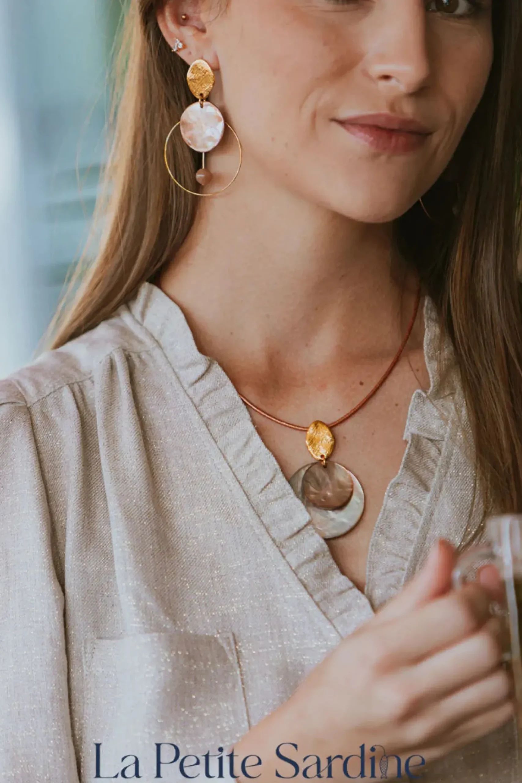 Fashion HippieChic Collier Nacre Uma