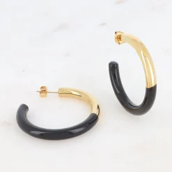 Online HippieChic Créoles avec Émail