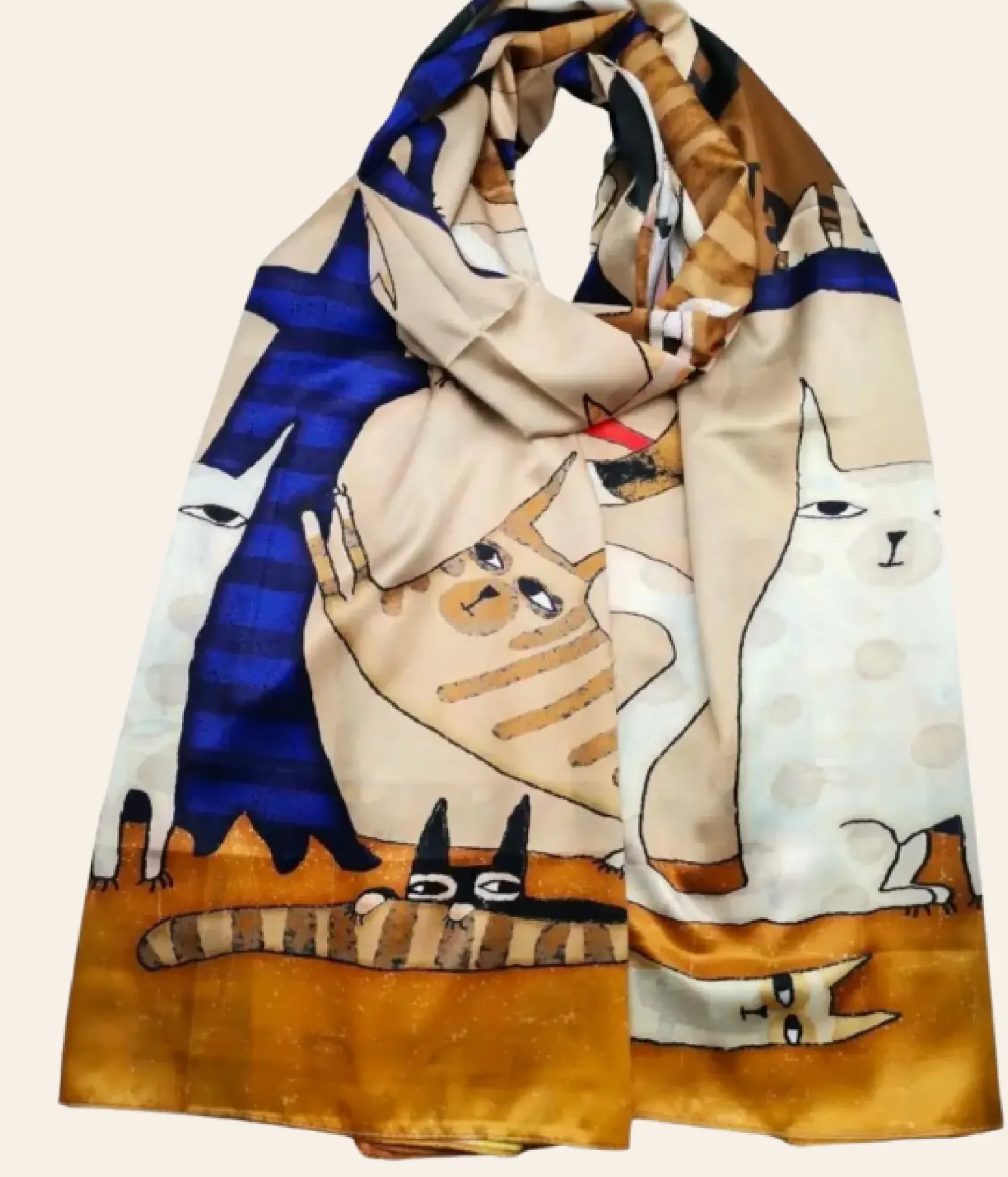 Online HippieChic Foulard Cat's Multi