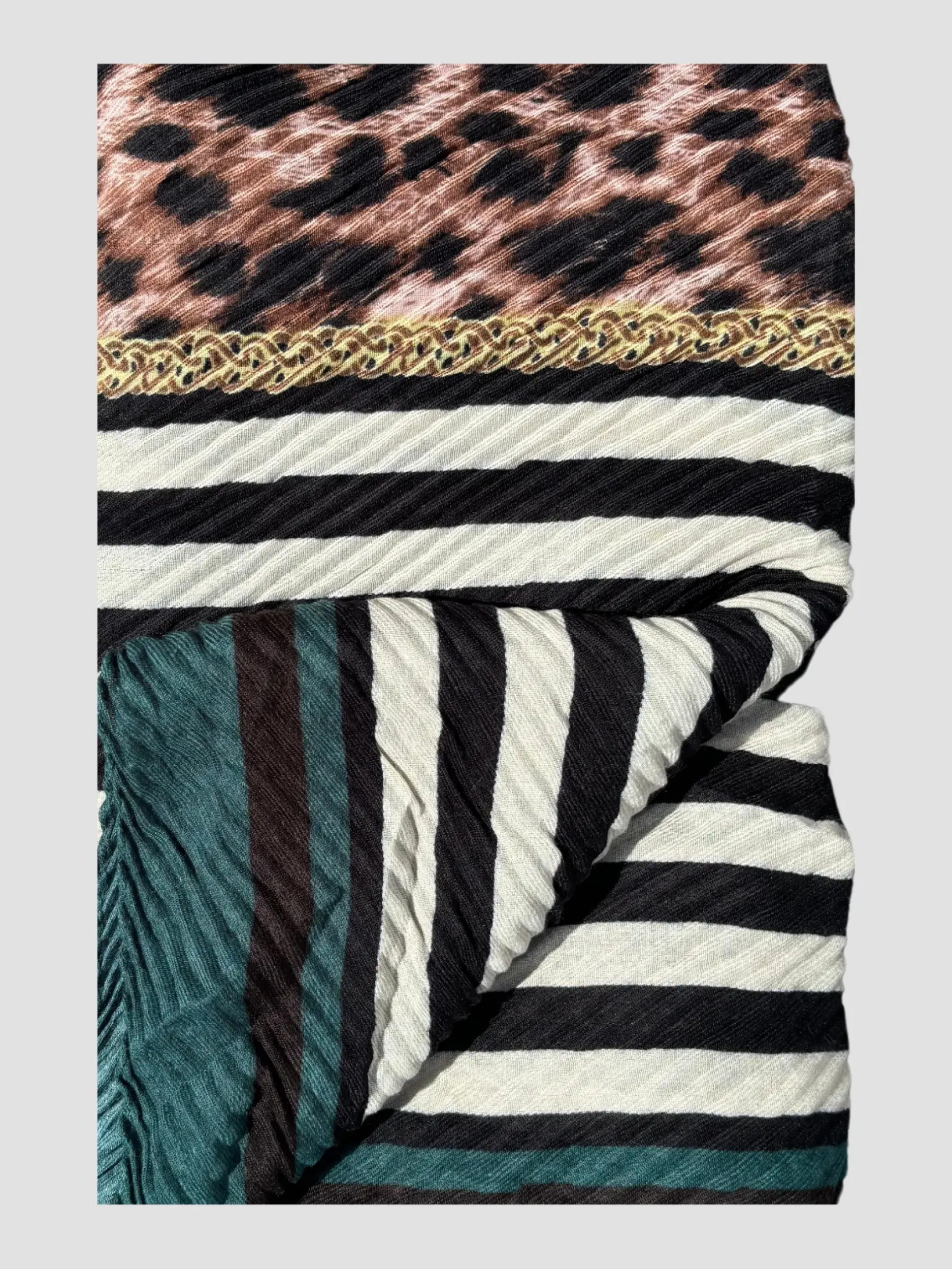 Store HippieChic Foulard Froncé Léopard