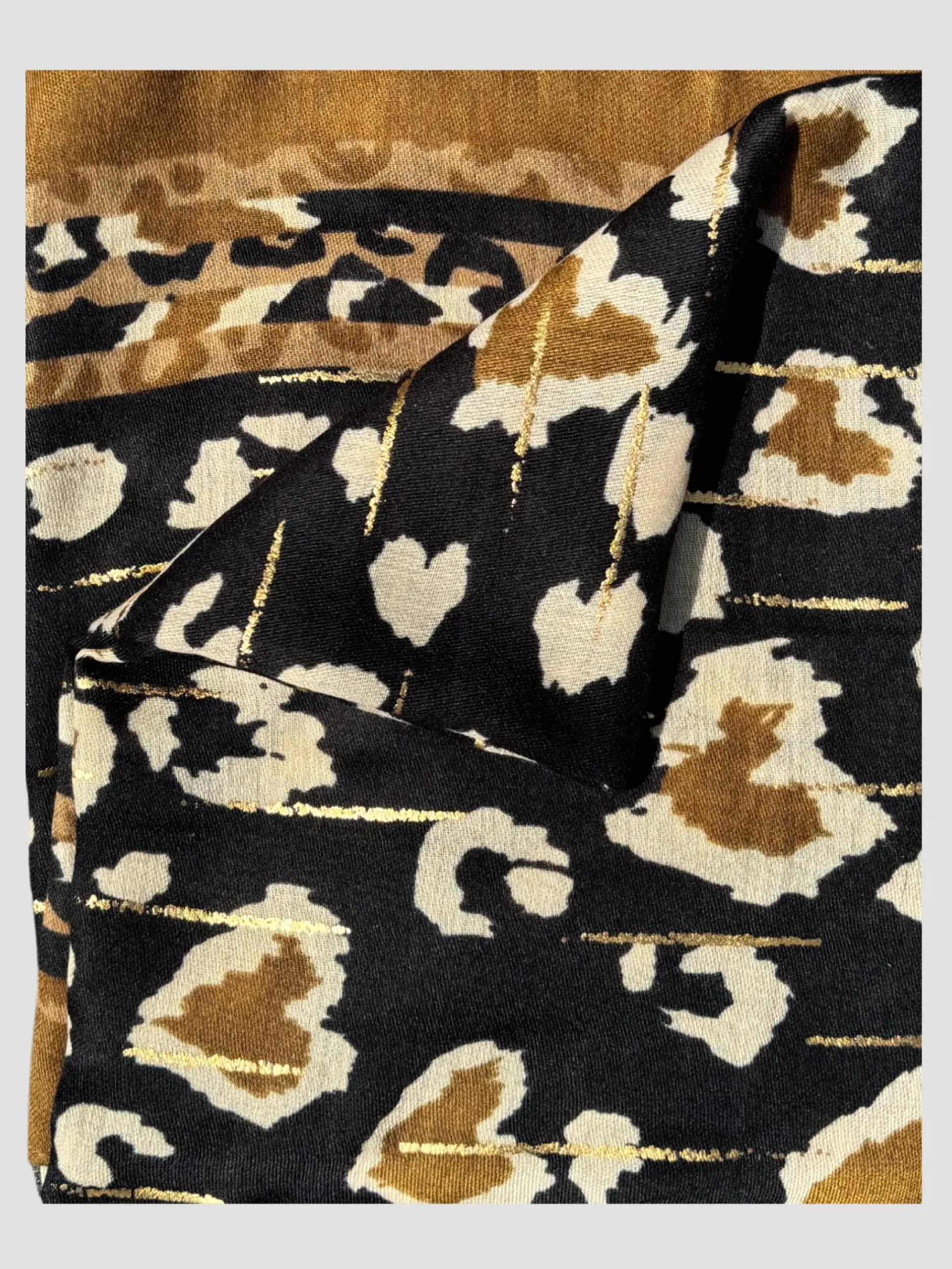 Flash Sale HippieChic Foulard Léopard Doré