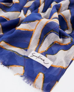 New HippieChic Foulard Tibu / 34JOMA223 Bleu