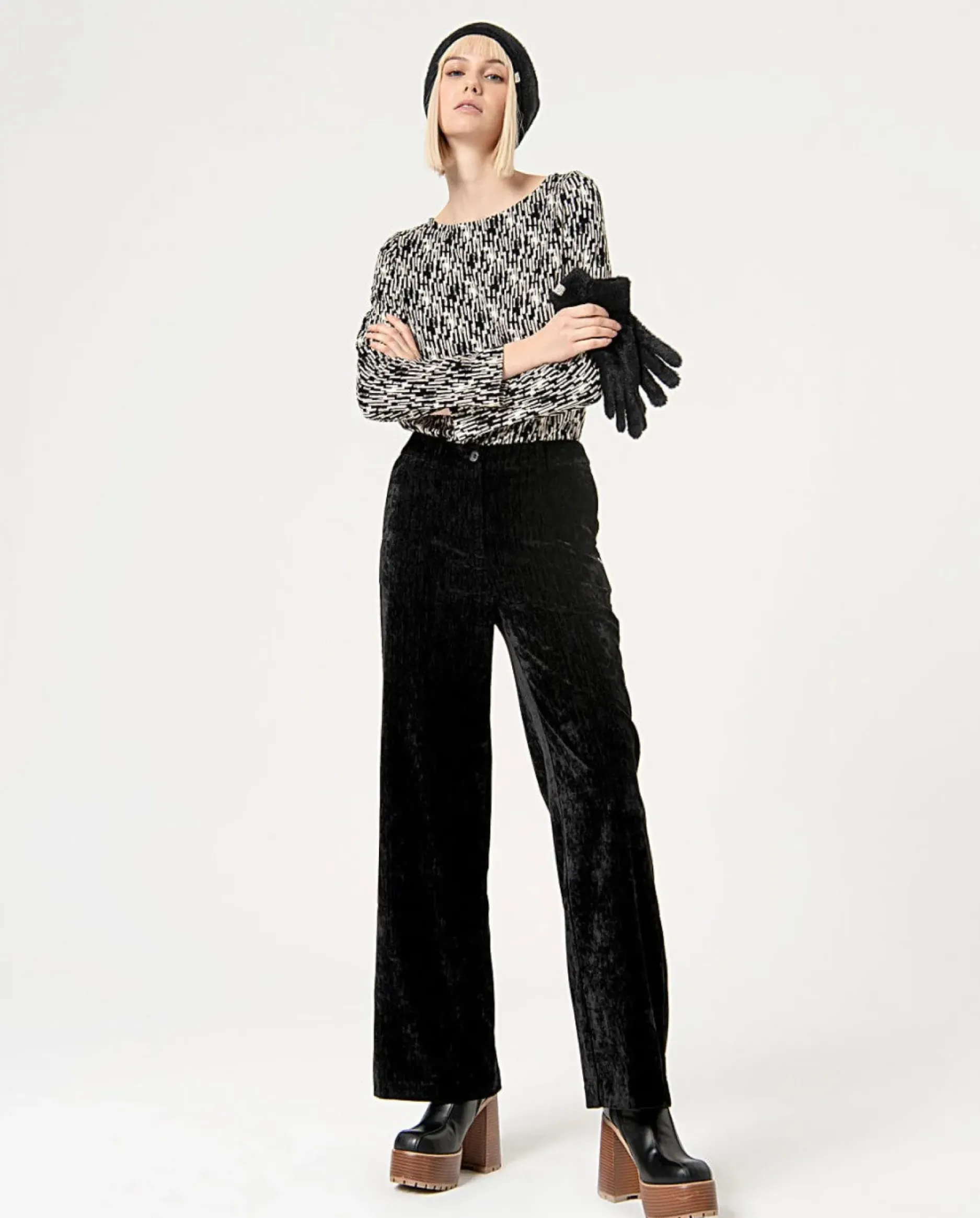 Hot HippieChic Gants Combinés avec Fermeture / 34GUPU621