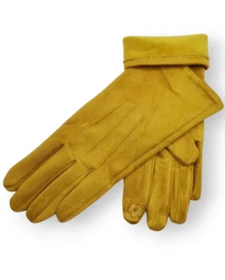 Discount HippieChic Gants Effet Daim BleuRoi