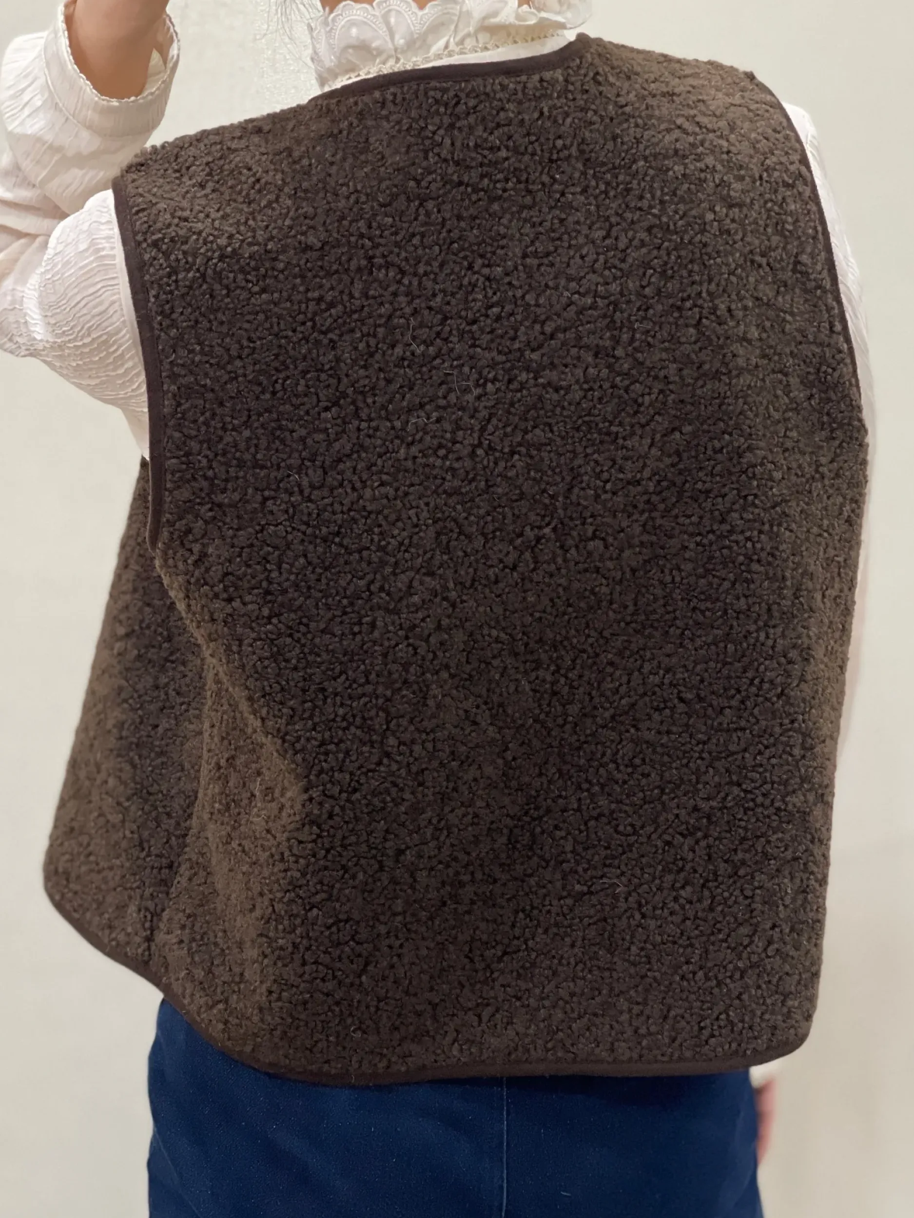 Store HippieChic Gilet Bouclette Uni