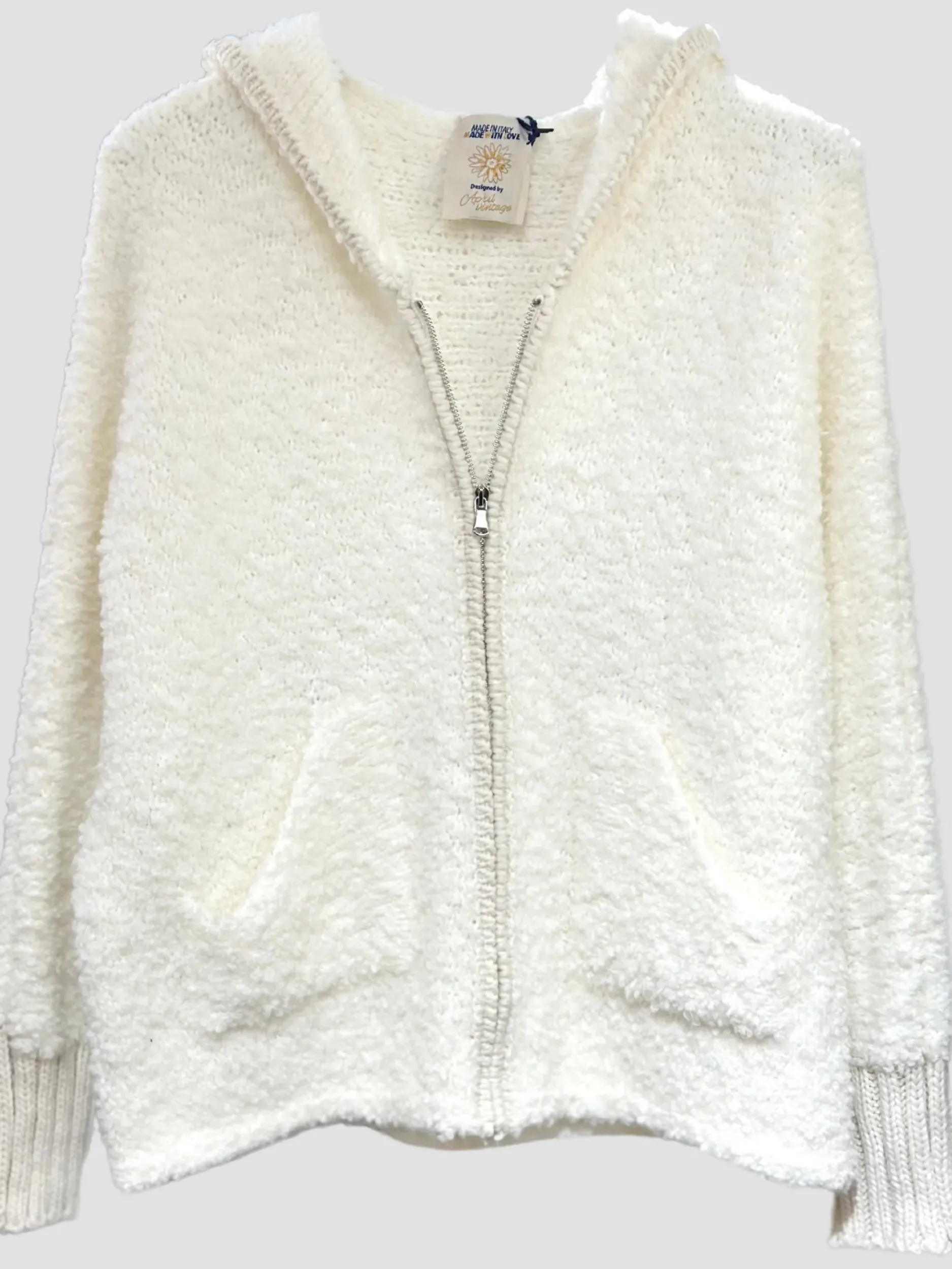 Store HippieChic Gilet Capuche Bouclette