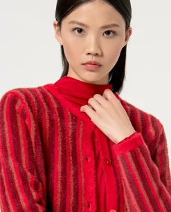 Hot HippieChic Gilet Court Grenat