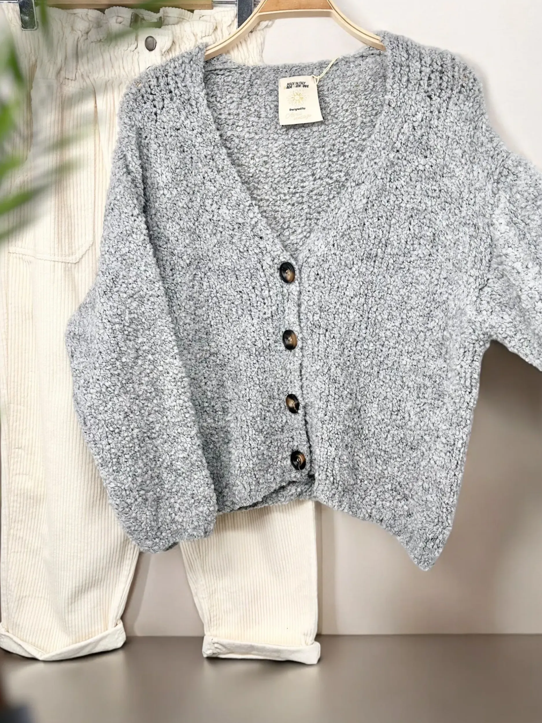 Cheap HippieChic Gilet Doudou à Bouton