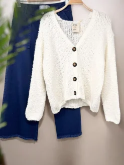 Cheap HippieChic Gilet Doudou à Bouton