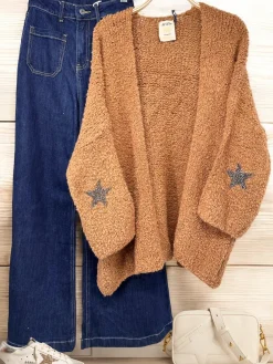 Discount HippieChic Gilet Doudou Manches Stars