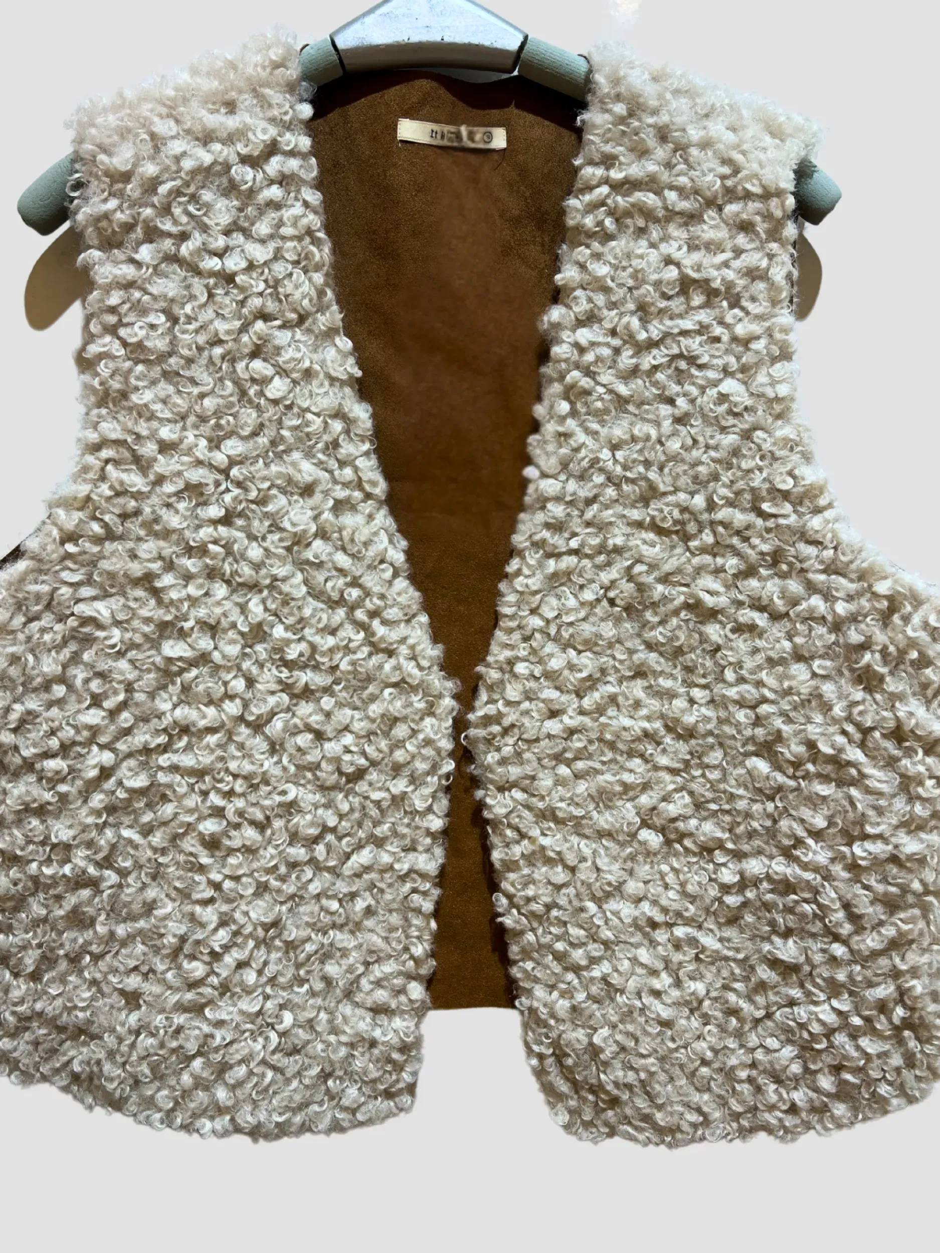 Outlet HippieChic Gilet Effet Moutonné