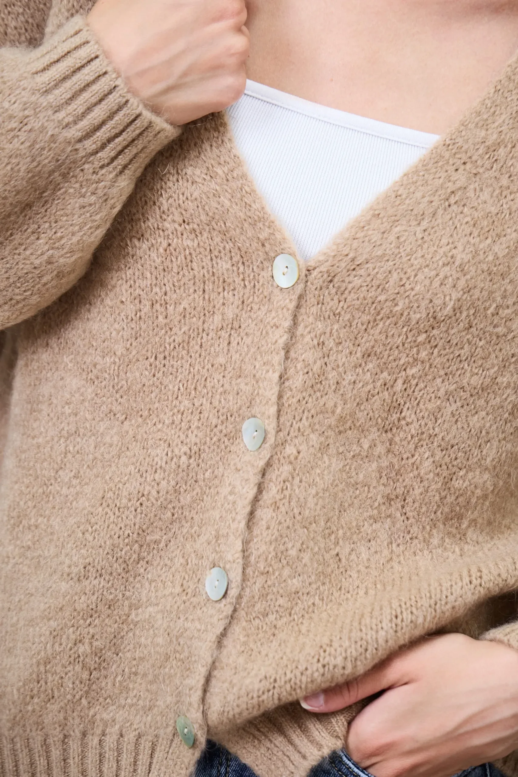 Shop HippieChic Gilet en Mohair Nila