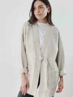 Fashion HippieChic Gilet Kimono Beige