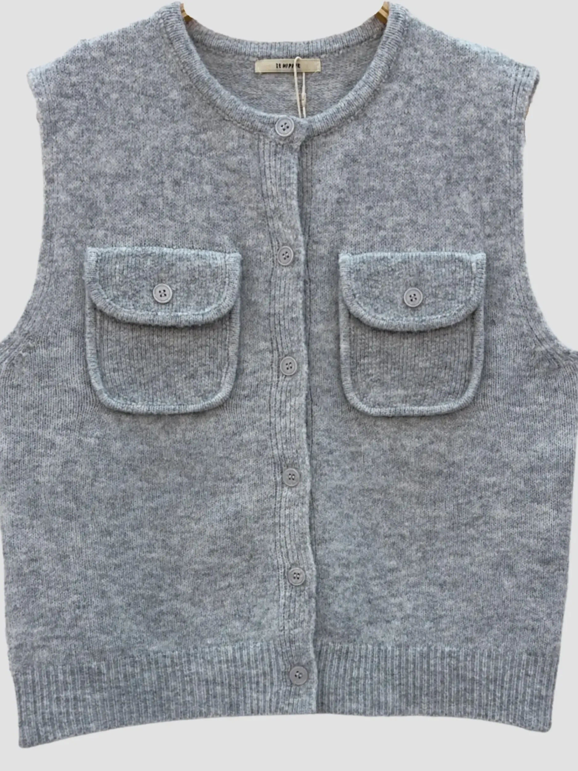 Sale HippieChic Gilet Sans Manches Boutonné