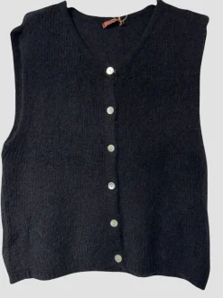 Sale HippieChic Gilet Sans Manches Boutonné