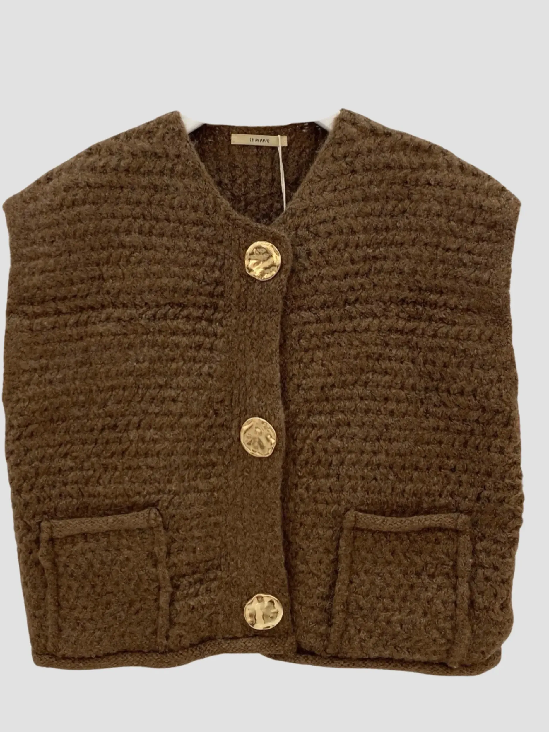 Cheap HippieChic Gilet Sans Manches Crochet