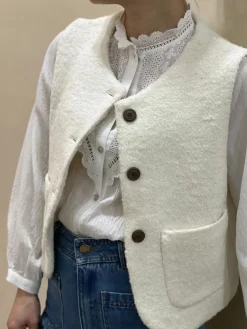 Online HippieChic Gilet sans Manches en Laine