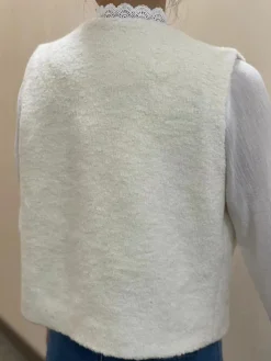 Online HippieChic Gilet sans Manches en Laine