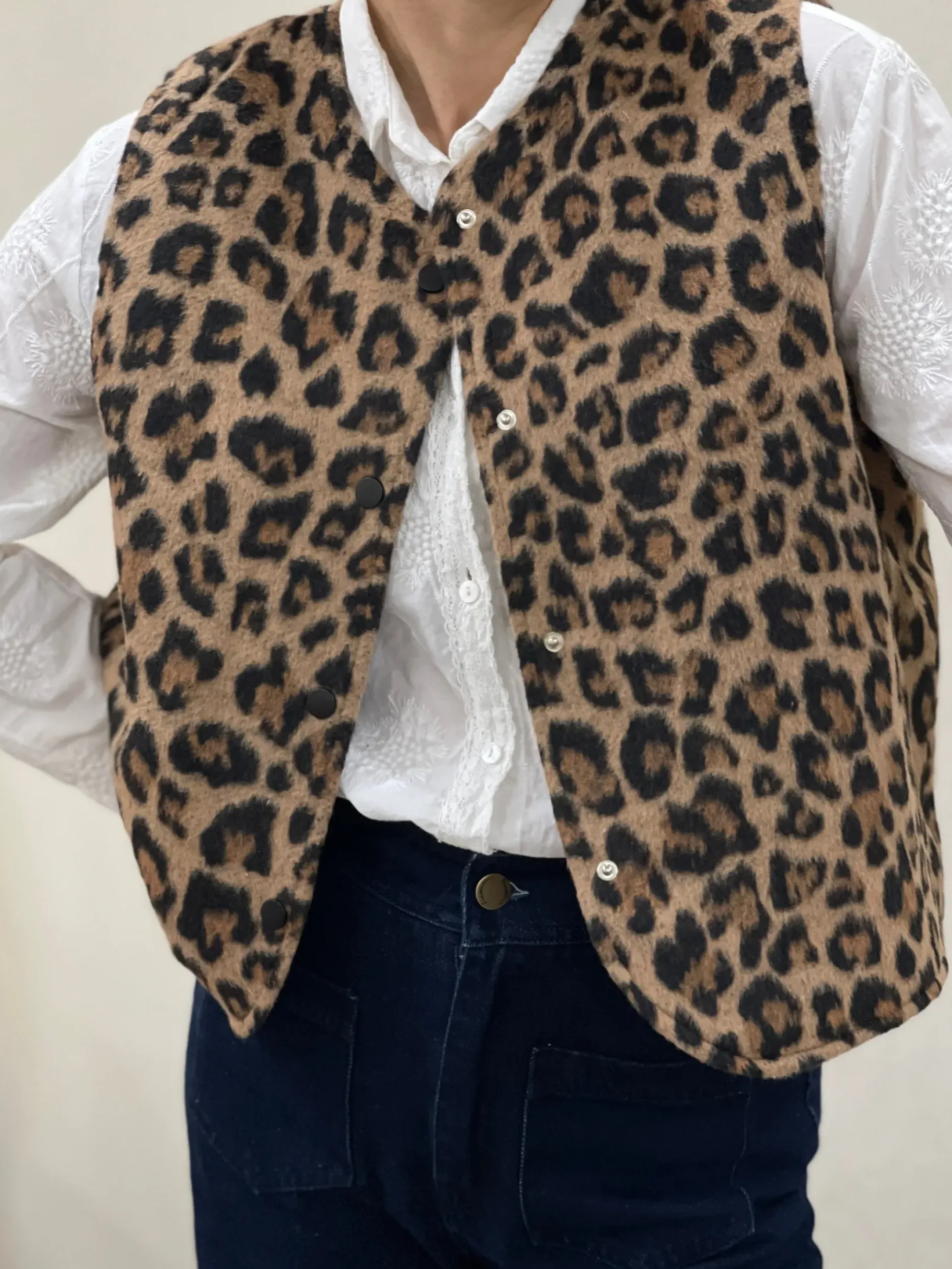 Best Sale HippieChic Gilet sans Manches Matelassé Léo