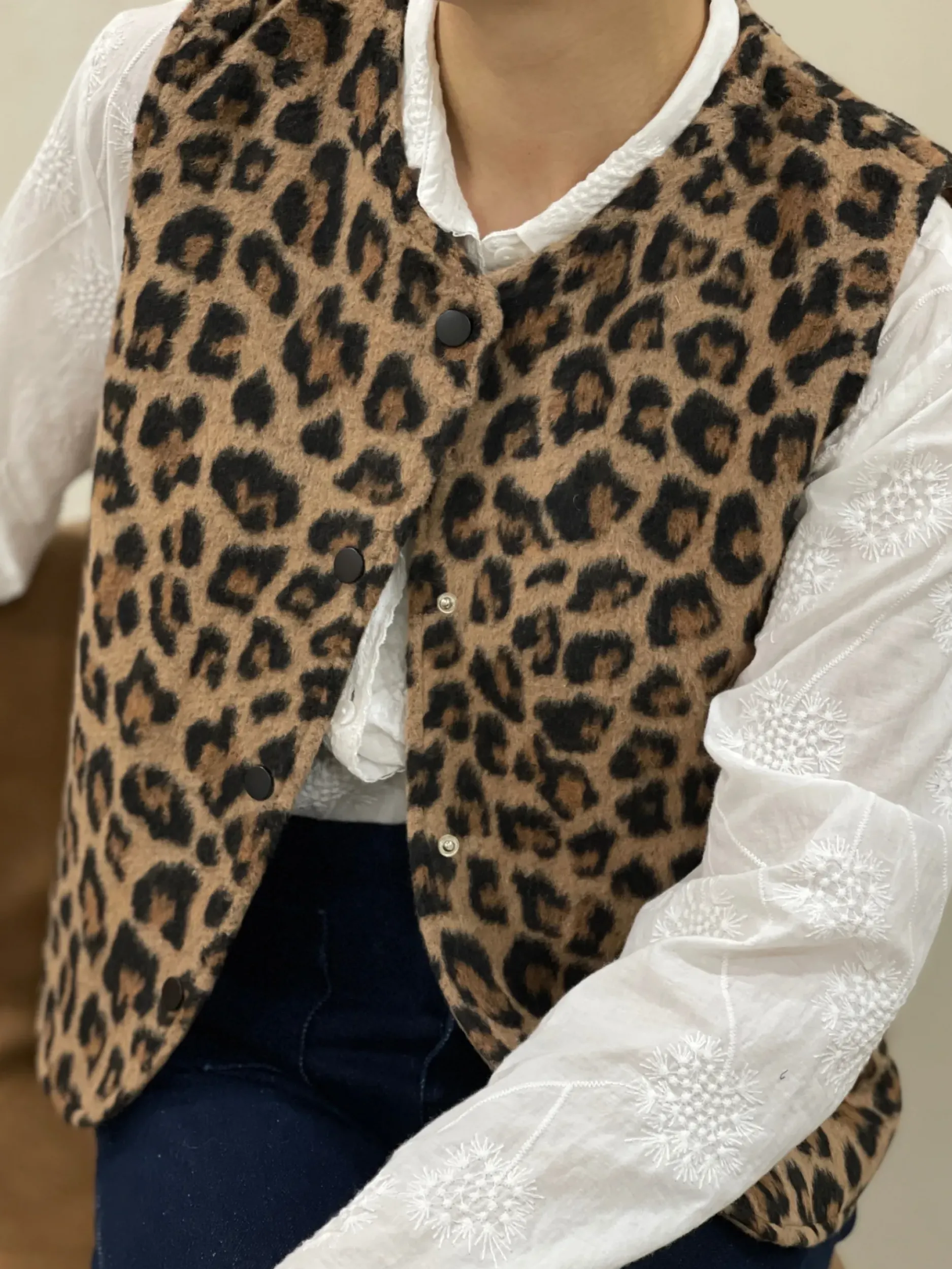 Best Sale HippieChic Gilet sans Manches Matelassé Léo