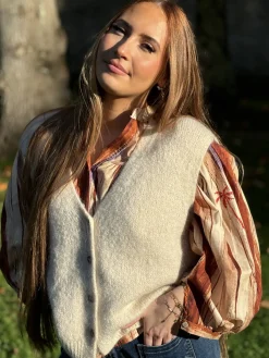 Discount HippieChic Gilet sans Manches Mohair