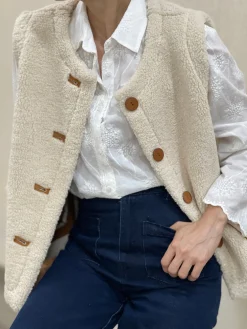 Cheap HippieChic Gilet sans Manches Réversible