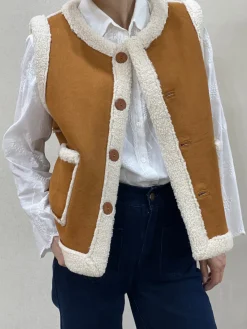 Cheap HippieChic Gilet sans Manches Réversible