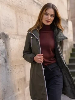 Online HippieChic Imperméable Fourrée Lisa Marine