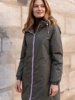 Online HippieChic Imperméable Fourrée Lisa Marine