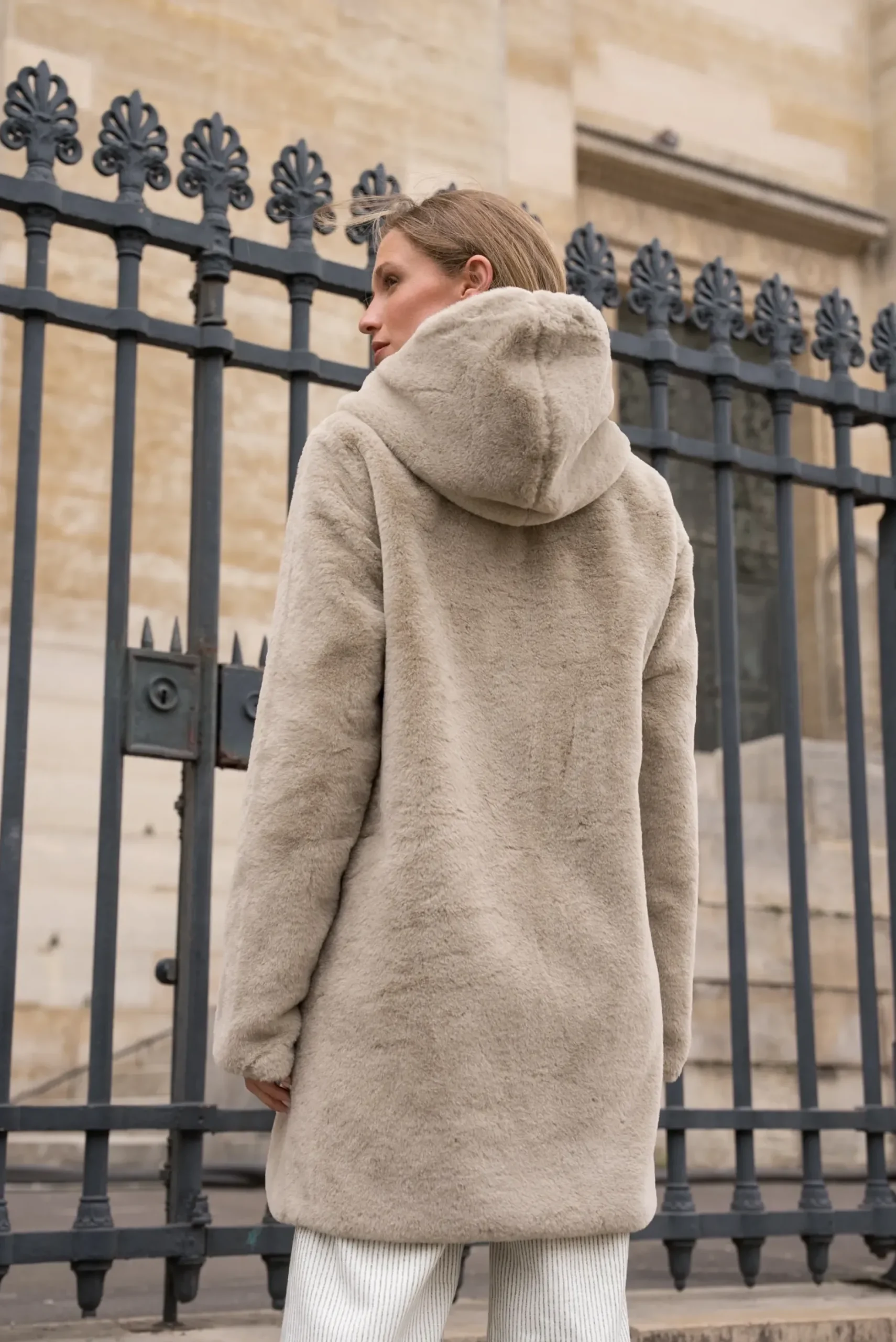 Sale HippieChic Imperméable Réversible Fourrée