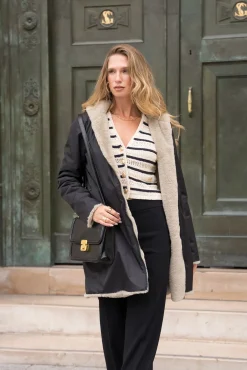 Sale HippieChic Imperméable Réversible Fourrée