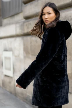 Shop HippieChic Imperméable Réversible Marius Noir