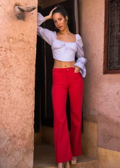 Best Sale HippieChic Jean Soan Rouge