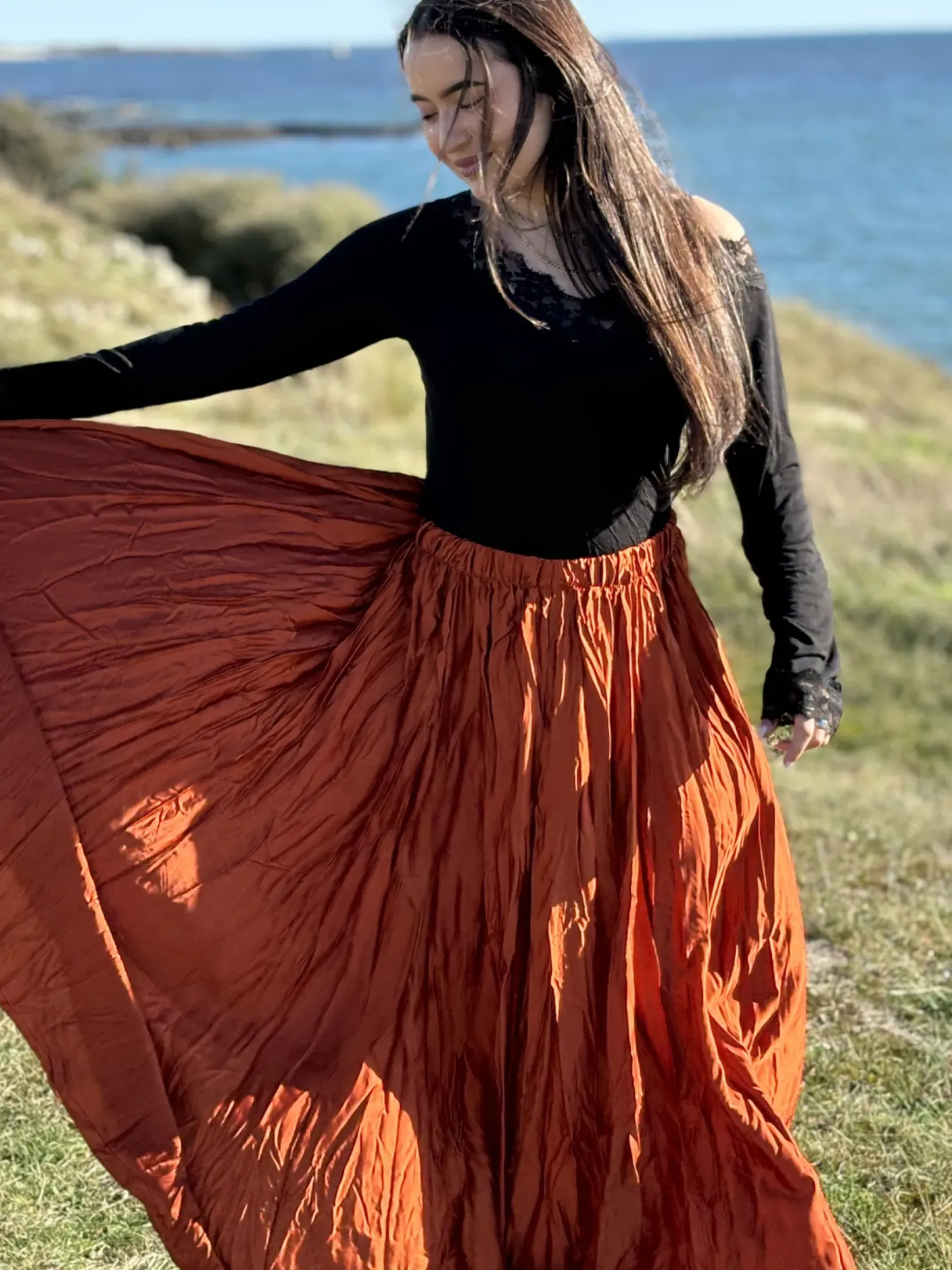 Online HippieChic Jupe Frippon