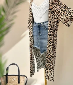 Store HippieChic Kimono Léopard