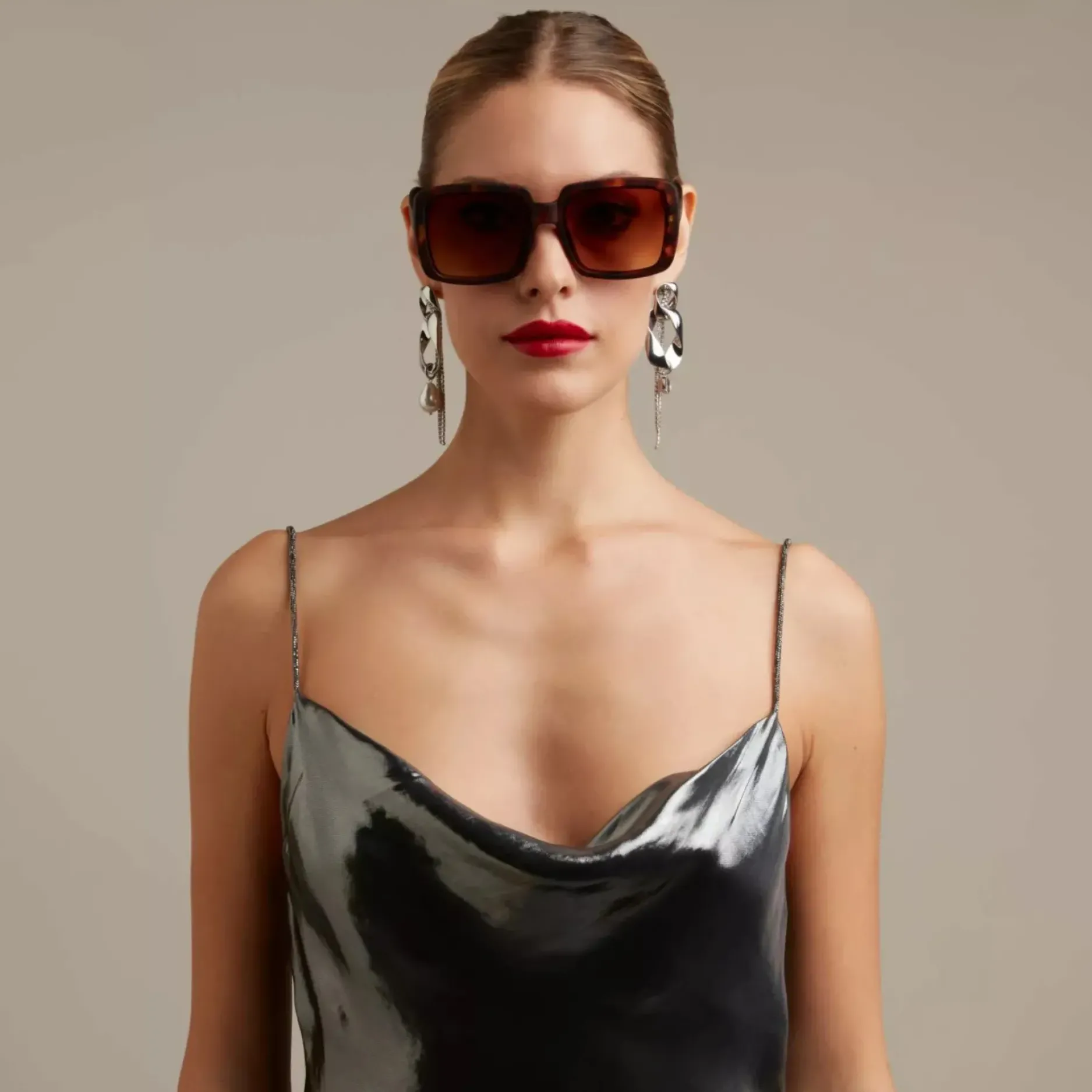 Cheap HippieChic Lunettes Alessia MarronMarbré