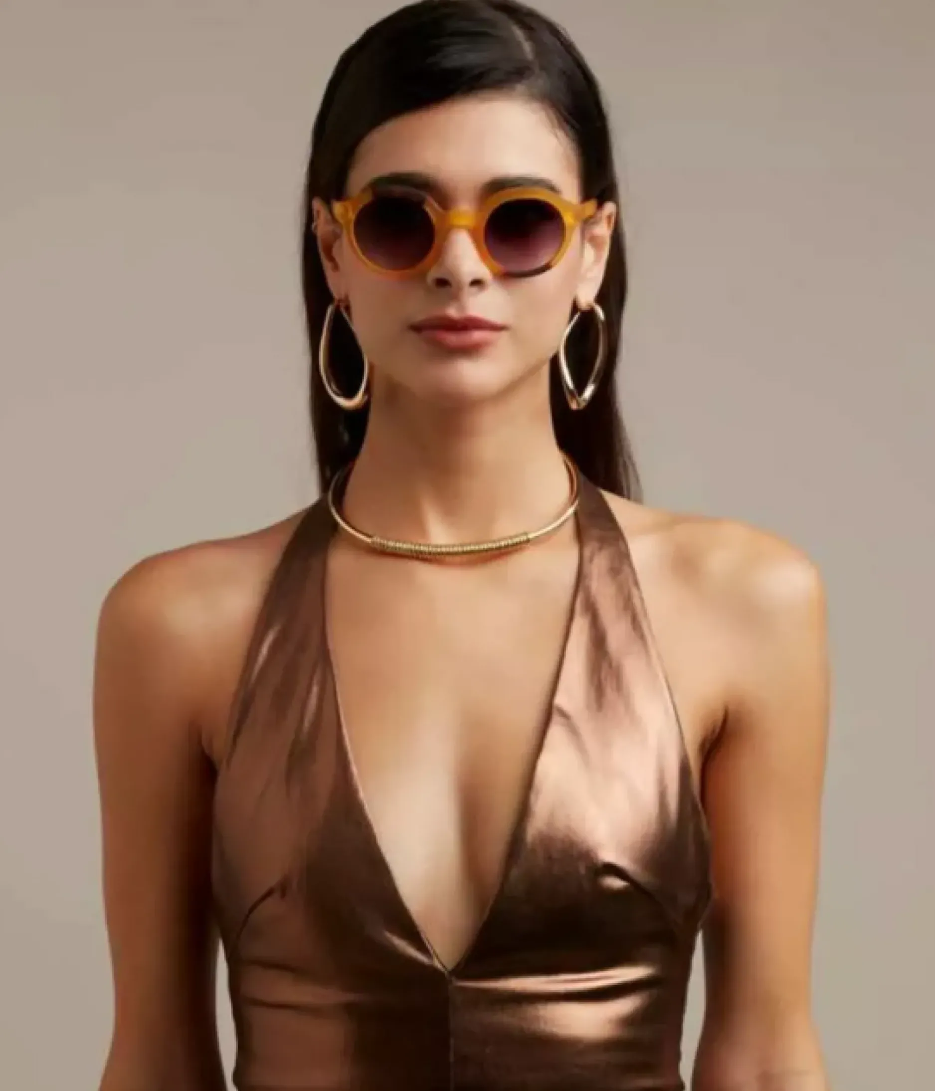 Cheap HippieChic Lunettes Lauro Jaune