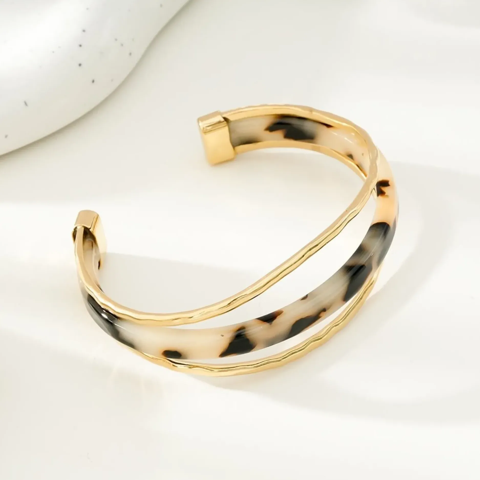 Best HippieChic Manchette Résine Marbré